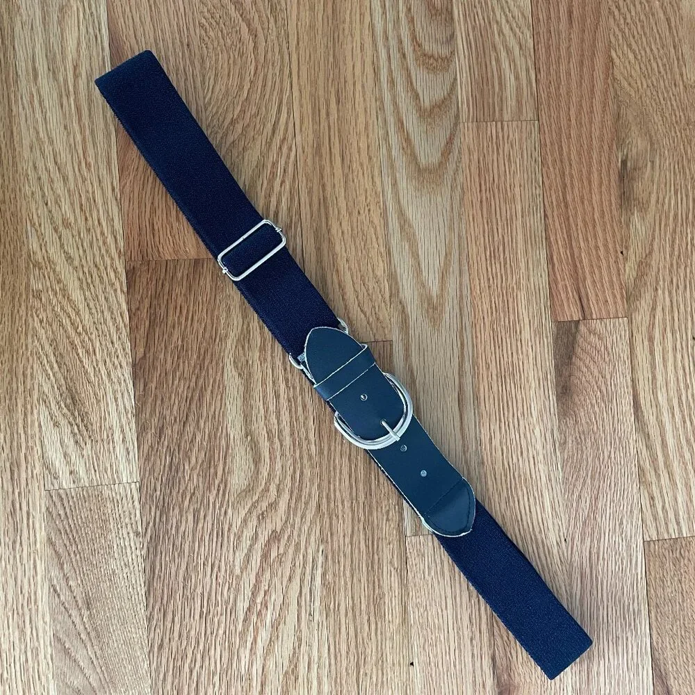 Navy Blue Adjustable Waist Baseball Softball Belt Youth Kids